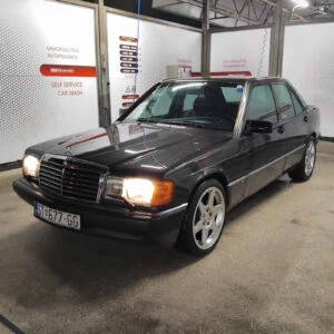 ART 000869 maxilite Alufelge Evo 75×17 ET37 silber glanzgedreht TUeV Mercedes W201 W124 R170 R171 R172 W202 W203 W204 W208 W209 W210 Evo Felge 75 auf Mercedes 190E W201