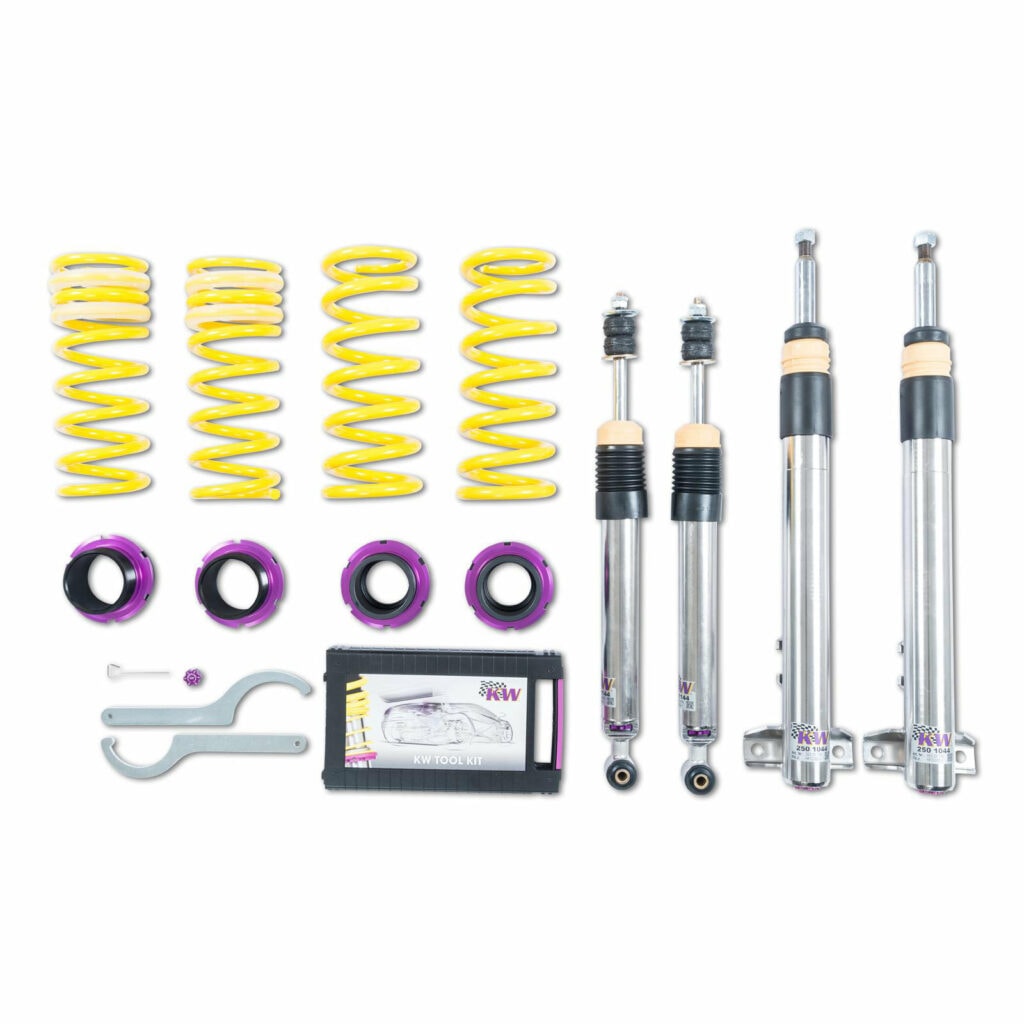 KW variant 3 Mercedes Benz 190E W201 V3 coilover kit Inox compression ...