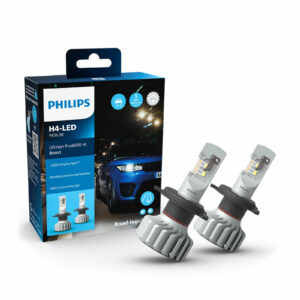 ART 001116 Philips H4 Boost LED Lampe fuer Mercedes W201 190E mit Strassenzulassung