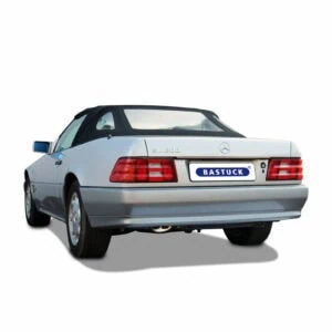 ART 001524 Bastuck Edelstahl Abgasanlage Mercedes R129 600SL SL 600 M120 Serienmaessige Endrohre Aussenansicht