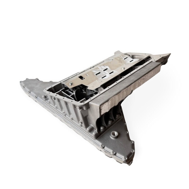 ART 001860 Dreiteilige Magnesium Motorsport Oelwanne mit Oelhobel M102 16V Mercedes W201 190E 2.3 16 2.5 16 AMG DTM Stand 1992 1