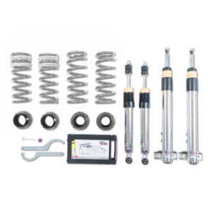 KW Variante 3 Mercedes Benz W124 E-Klasse V3 Gewindefahrwerk Inox Druck- & Zugstufe einstellbar - 500E, KW-Klassic (schwarz)