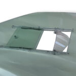 Montage von Schiebefenster und Frischluftzufuhr für Kunststoff Seitenscheiben