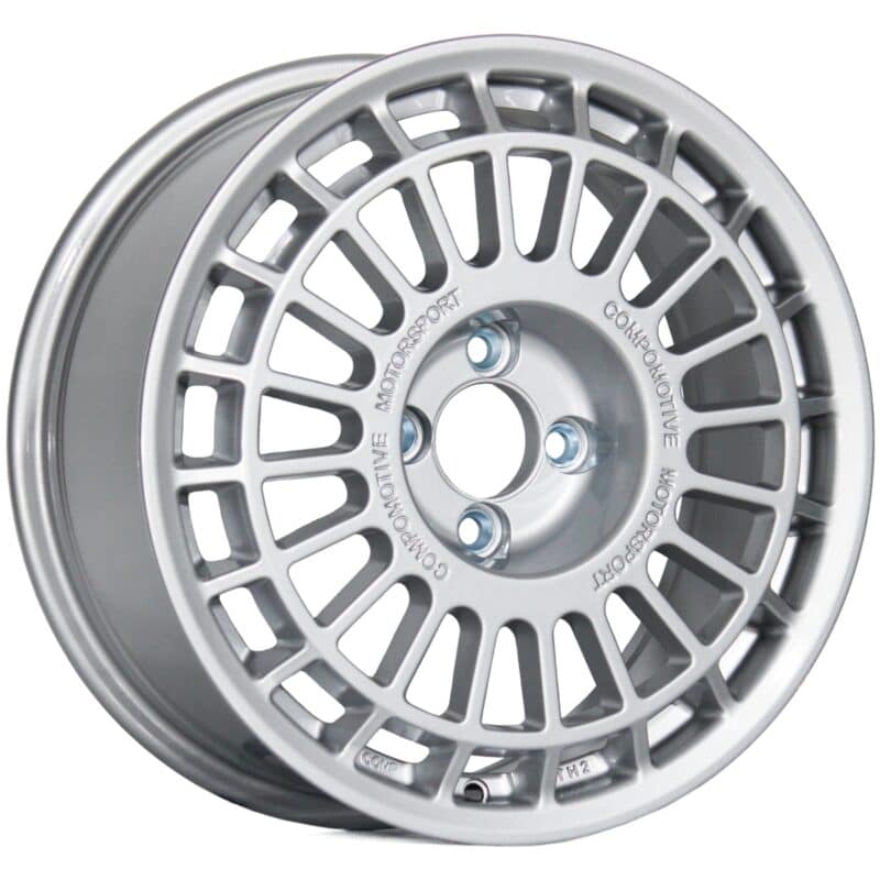 ART-002181 - Compomotive TH2 1671 7x16 ET35 Motorsports Wheel Ford Escort MK3-6 Fiesta silver ART 002181 Compomotive TH2 1671 7x16 ET35 Motorsportfelge Ford Escort MK3 6 Fiesta silber