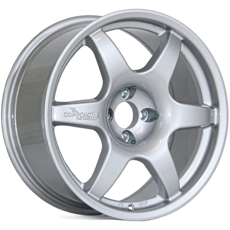 ART-002237 - Compomotive MO 1785 MO6 8x17 ET35 Motorsports Wheel BMW E36 E46 silver ART 002237 Compomotive MO 1785 MO6 8x17 ET35 Motorsportfelge BMW E36 E46 silber