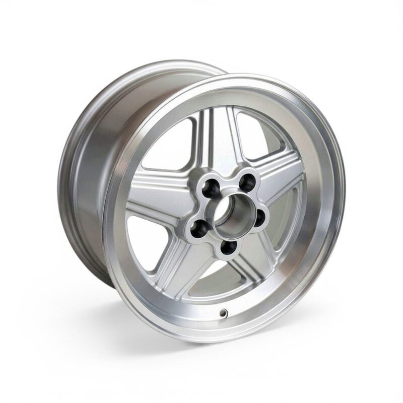 ART-002500-maxilite-Alufelge-Penta-8x15-ET11-silber-glanzgedreht-TUeV-Mercedes ART 002500 maxilite Alufelge Penta 8x15 ET11 silber glanzgedreht TUeV Mercedes